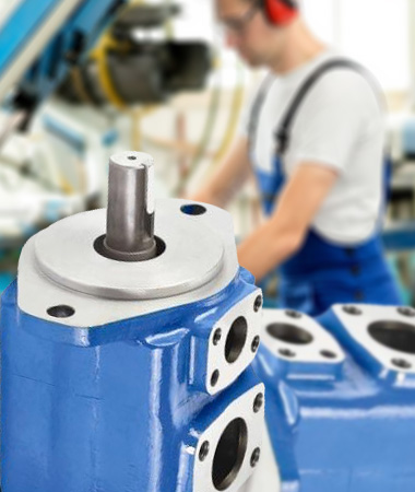 Лопастные насосы применяются для нефтепромыслового и бурового оборудования, землеройных, транспортировочных и строительных машин, станков для формовки пластмассы, больших прессов и др. Лопастные насосы